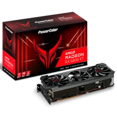 Placa de Vídeo PowerColor Radeon RX 6800 XT Red Devil, 16GB, GDDR6, FSR, Ray Tracing, AXRX 6800XT 16GBD6-3DHE/OC