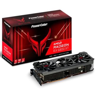 Placa de Vídeo PowerColor Radeon RX 6800 XT Red Devil, 16GB, GDDR6, FSR, Ray Tracing, AXRX 6800XT 16GBD6-3DHE/OC