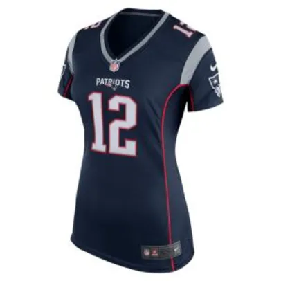 Camisa Futebol Americano Nike New England Patriots Feminina. Tam. P ao GG