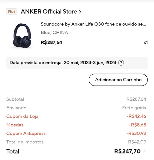 Imagen na descrição da promoção