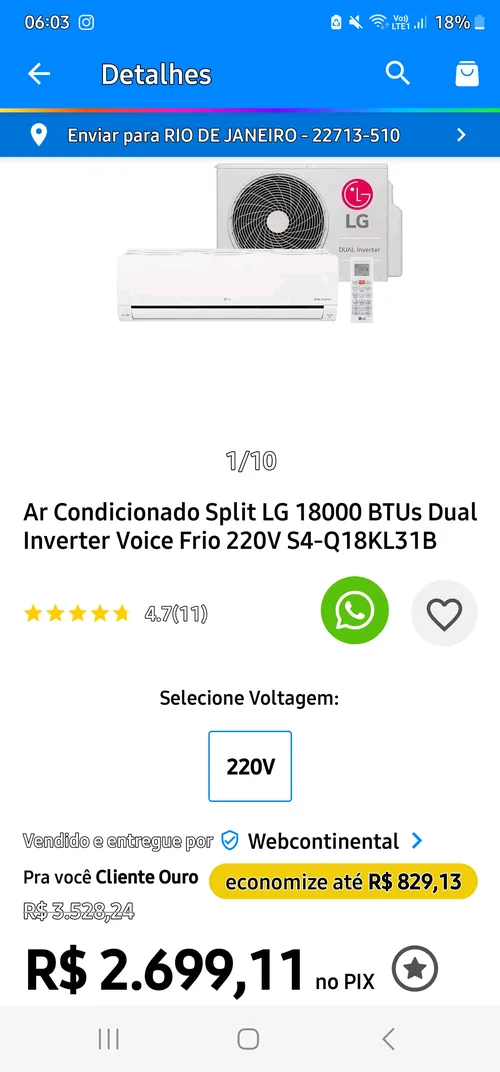 Imagen na descrição da promoção