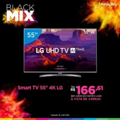 [Loja Fisica] Smart TV 55 Lg 4k  na Magazine Luíza