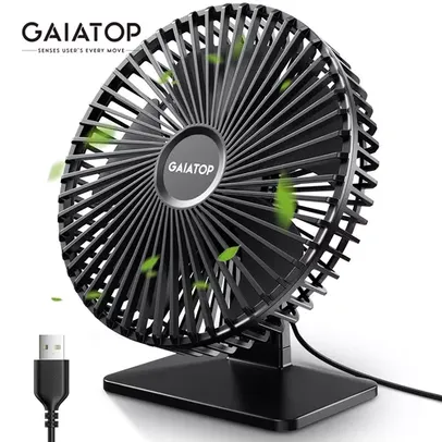 GAIATOP ventilador de mesa portátil ventilador usb 