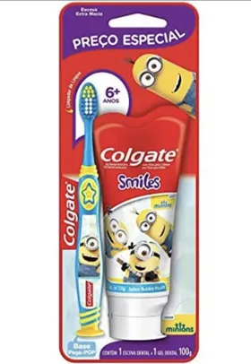 [PRIME] Escova de dente + Creme Dental Minions 100ml | R$10
