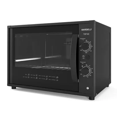 Foto do produto Forno Elétrico Top 60 Nardelli 60 Litros - Preto