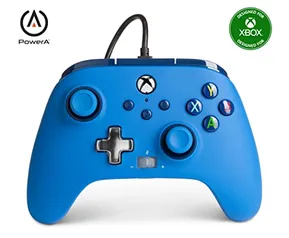 Controle para Xbox PowerA com fio, Xbox Series X|S, Xbox One - Xbox Series X, azul