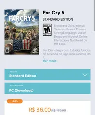 [PC] Jogo: Far Cry 5 | R$36