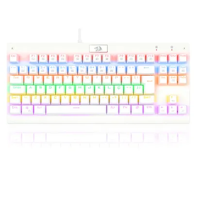 [APP] Teclado Mecânico Redragon Dark Avenger Lunar White Switch Outemu Brown LED Rainbow ABNT2 K568W-R