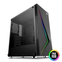 Gabinete Pichau Gaming Komor LED RGB, PGK-01-RGB | R$180