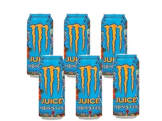 [CONTA NOVA]Pack de Monster Mango Loco LT 473ml - Unidade 6 unidades