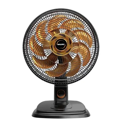 [Missão R$139]Ventilador de Mesa e Parede Mallory Egeo, Silencioso, Hélice de 15 pás, Grade Especial em Sistema TS, Máxima Vazão e Mínimo Ruído  220V