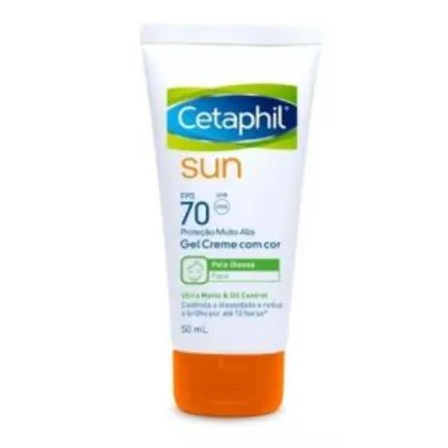 Cetaphil Sun Protetor Solar Fps 70 Gel Creme 50ml Com Cor