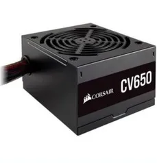 Fonte Corsair CV650, 650W, 80 Plus Bronze - CP-9020211-BR - R$390