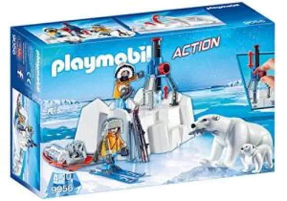 [PRIME] Playmobil Exploradores Ártico com Urso Polar | R$109