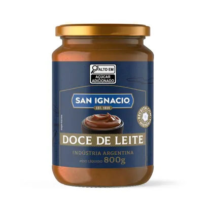 Doce de Leite San Ignacio Vidro 800g (Argentino, tem gostinho de caramelo)