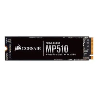 [Pichau - R$ 269,90 no boleto 12%] SSD CORSAIR FORCE MP510 240GB M.2 2280 3D TLC NAND NVME, CSSD-F240GBMP510