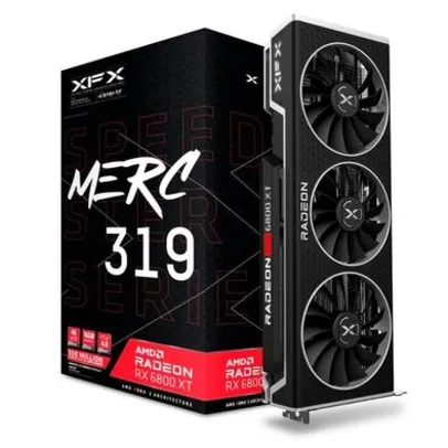 Placa de Vídeo XFX Speedster MERC319 AMD Radeon RX 6800XT CORE Gaming, 16Gbps, 16GB GDDR6, AMD RDNA 2 Architecture - RX-68XTALFD9 | R$8.000