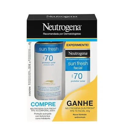 Kit Neutrogena Sun Fresh FPS 70 (2 Produtos)