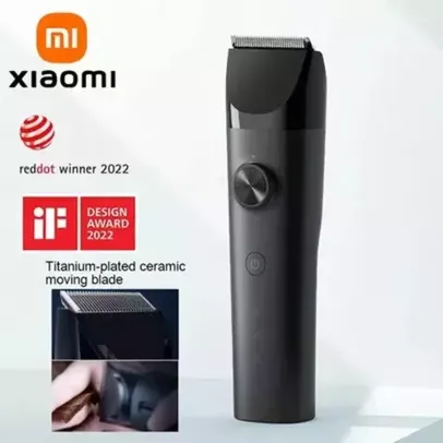 [Taxa inclusa] Máquina de Cabelo Xiaomi premium Sem Fio, Regulagem Dupla, a Prova d'água, Recarregável + Acessórios