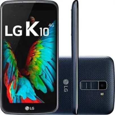 [Shoptime] Smartphone LG K10 TV Dual Chip Desbloqueado Android 6.0 Tela 5.3" 16GB 4G 13MP - Cor Indigo por R$ 971