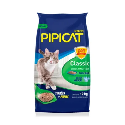 Areia Higiênica Pipicat Classic para Gatos | R$21