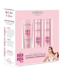 KIT CADIVEU QUARTZO BOCA ROSA - R$ 54