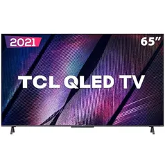 Smart TV QLED 65 4K TCL Google TV 65C725 UHD, Dolby Vision Atmos, HDR10+