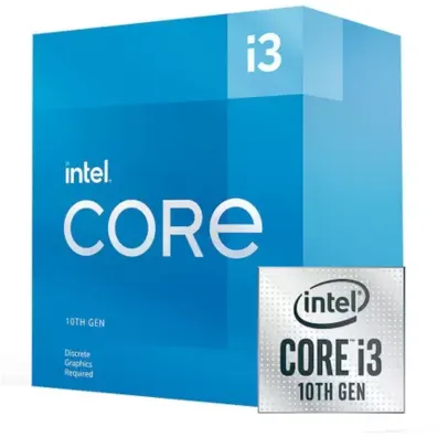 Processador Intel Core i3-10105F, Cache 6MB, 3.7GHz (4.4GHz Max Turbo), LGA 1200 - BX8070110105F