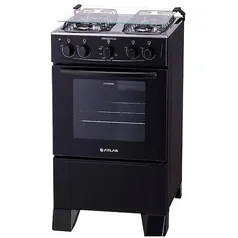 [Vip] Fogão Atlas 4 Bocas Mônaco Plus com Mesa de Inox Bivolt – Preto