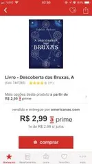 Livro | Descoberta das Bruxas - R$3