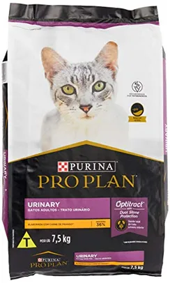 Ração Nestlé Purina ProPlan Urinary para Gatos Adultos Sabor Frango e Arroz - 7,5kg Purina para Toda