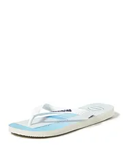 Chinelo Hype, Havaianas, Masculino, Branco/Branco/Azul Marinho, 35/36