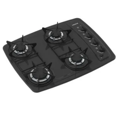 Cooktop Venax 4 Bocas Preto Bivolt GLP | R$190