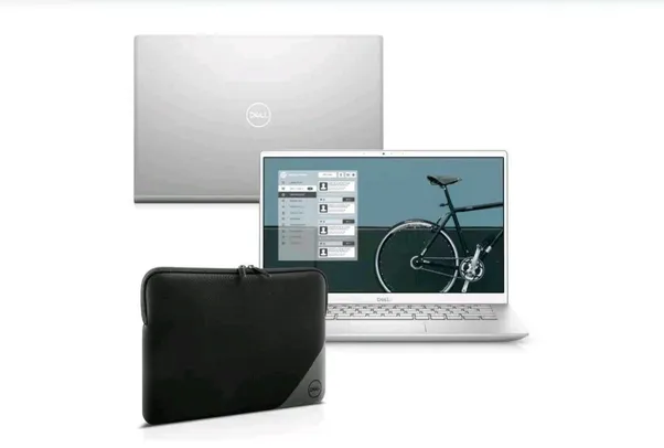 [MAGALUPAY | R$3.570] Kit Notebook Ultrafıno Dell Inspiron i5402 14" Full HD 11a Ger. Intel i5 8GB 256GB SSD+ Capa Essential