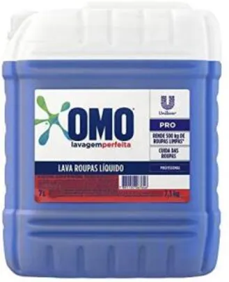 [PRIME] Detergente Líquido OMO Profissional Lavagem Perfeita 7L | R$50