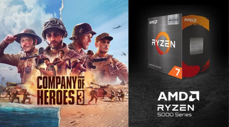 Obtenha o jogo Company of Heroes 3 ao comprar processadores AMD Ryzen série 5000 selecionados