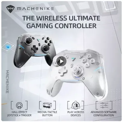 Controlador De Jogos Sem Fio Gamepad Machenike G5 Pro Elite Hall Gatilho Joystick Botões Mecha-Táteis Para Switch PC Android IOS