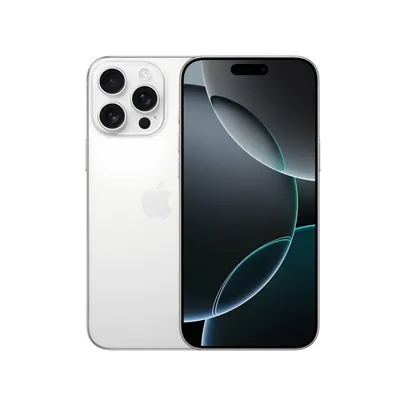 [1ª compra] iPhone 16 Pro Max Apple 512GB, Câmera Tripla de 48MP, Tela 6,9, Titânio Branco