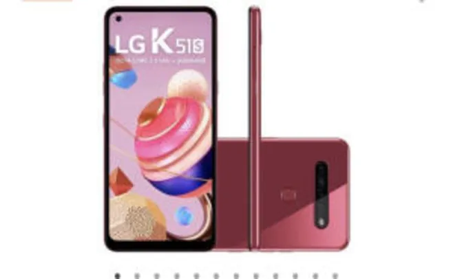 Smartphone LG K51S, 64GB, 32MP, Tela 6.55´, Vermelho