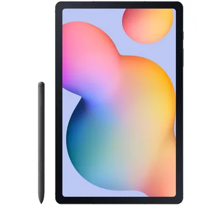 Tablet Samsung Galaxy Tab S6 Lite P615 64GB, 4GB RAM, Tela Imersiva de 10.4', Câmera Traseira 8MP, Câmera Frontal de 5MP, 4G e Android 10 - Cinza