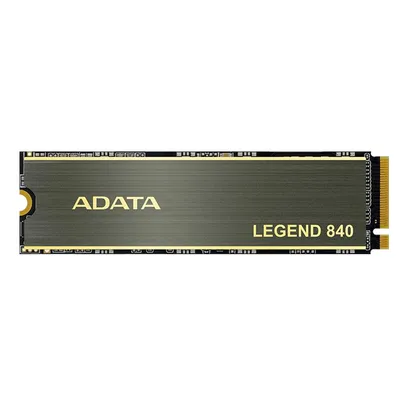 SSD 512 GB Adata Legend 840, M.2 2280, PCIe Gen4, NVMe 1.4, Leitura: 5000MB/s e Gravação: 3000MB/s, Cinza - ALEG-840-512GCS