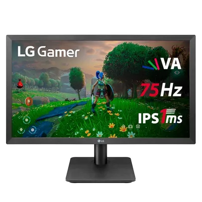 Monitor Gamer LG 27 Full HD, IPS, HDMI e VESA, FreeSync, Ajuste de Ângulo, Bordas Finas - 27MP400-B