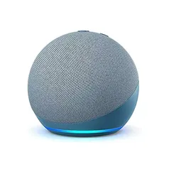 Echo Dot 4ª Geração Smart Speaker com Alexa - Cor Azul