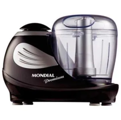 Miniprocessador Mondial MP-01 com Botão de Pulsante e Trava de Segurança Preto - 120W - R$35