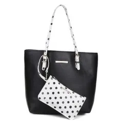 72% Bolsa Couro Jorge Bischoff Shopper Estampada Feminina