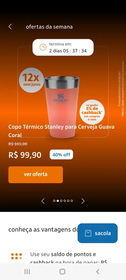 Imagen na descrição da promoção