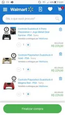 Controle PS4 vermelho