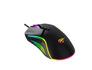 Mouse Gamer Havit, RGB, 6400 DPI, USB, 7 Botões, Preto - MS1026