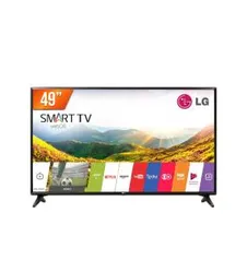 Smart TV LED 49'' Full HD LG 49LJ5500 2 HDMI USB Wi-Fi Integrado Conversor Digital