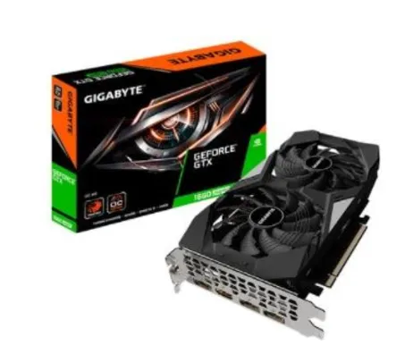 Placa de Vídeo Gigabyte GTX 1660 Super OC NVIDIA Geforce 6G, GDDR6 - GV-N166SOC-6GD